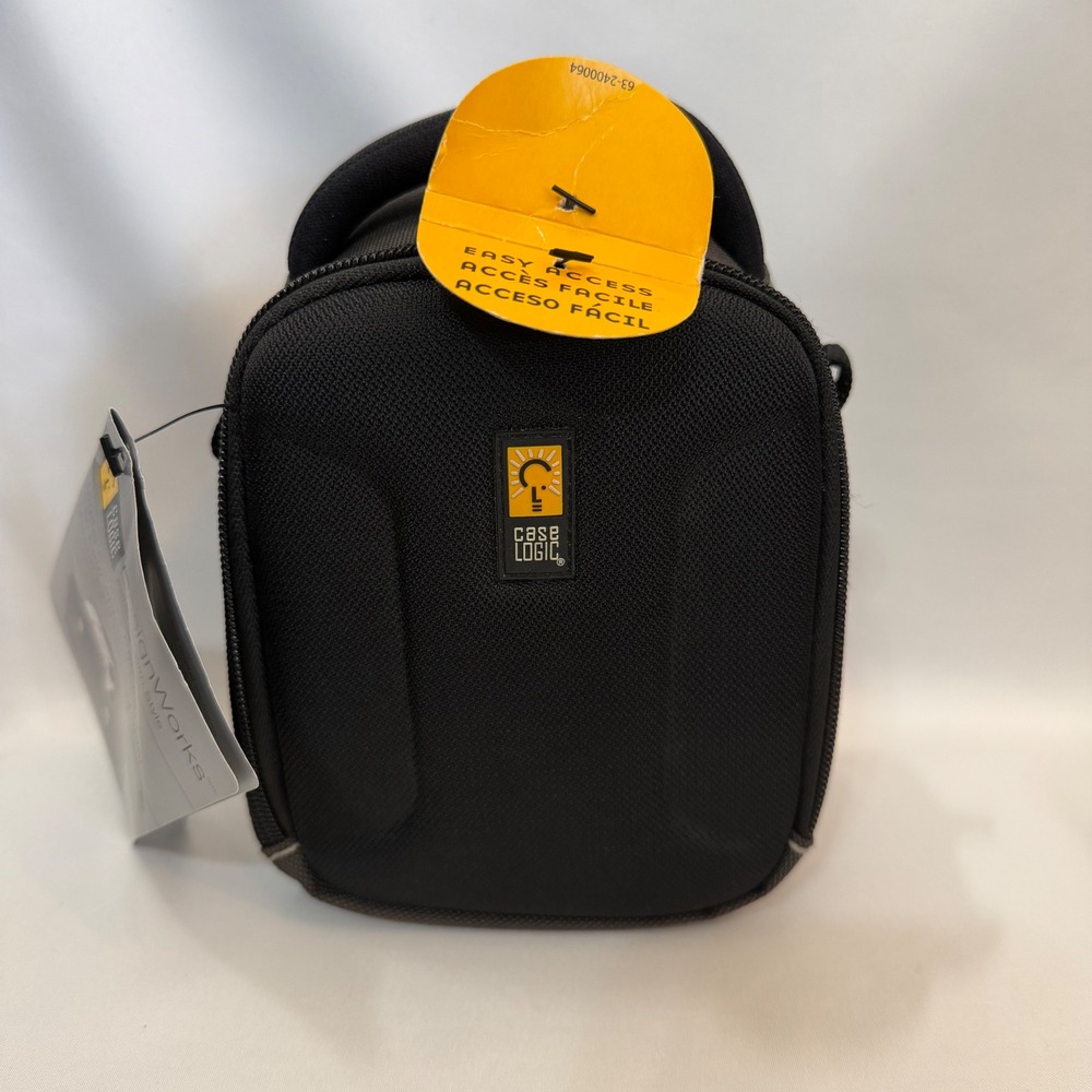 Case Logic DesignWorks Hardshell Camera Bag Molded EVA Case Y2K Vtg Black NWT